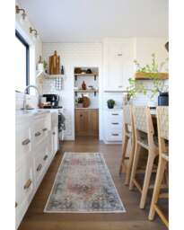 Kamran Coral Flatwoven Rug - 120x185 - Machine Washable Area Rug - Kid & Pet Friendly - Indoor Rugs - Ruggable - thumbnail 2