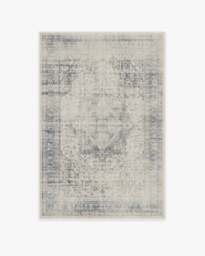 Kamran Blue Quartz Flatwoven Rug - 120x185 - Machine Washable Area Rug - Kid & Pet Friendly - Indoor Rugs - Ruggable - thumbnail 1