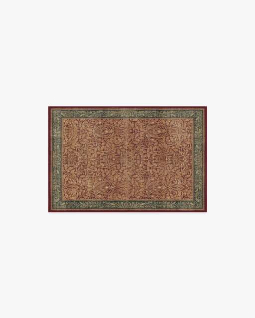 Acorn Amber Red Rug by Morris & Co. - 60x90 - Machine Washable Area Rug - Kid & Pet Friendly - Indoor Rugs - Ruggable - image 1