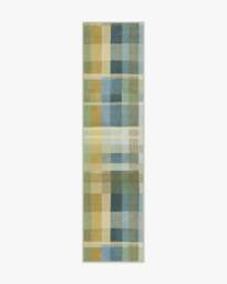Margot Plaid Blue Flatwoven Rug - 60x90 - Machine Washable Area Rug - Kid & Pet Friendly - Indoor Rugs - Ruggable - thumbnail 2