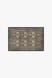 Honeysuckle & Tulip Dark Wood Rug by Morris & Co. Brown - 60x90 - Machine Washable Area Rug - Kid & Pet Friendly - Indoor Rugs - Ruggable - thumbnail 1