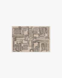 Kassena Black & Ivory Flatwoven Rug by Malene Barnett - 60x90 - Machine Washable Area Rug - Kid & Pet Friendly - Indoor Rugs - Ruggable - thumbnail 1