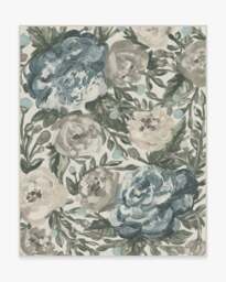 Camellia Jade Rug - 245x305 - Machine Washable Area Rug - Kid & Pet Friendly - Indoor Rugs - Ruggable