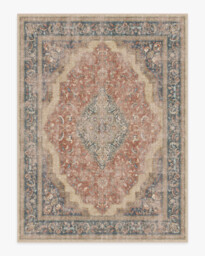 Adeline Antique Red Flatwoven Rug - 275x365 - Machine Washable Area Rug - Kid & Pet Friendly - Indoor Rugs - Ruggable