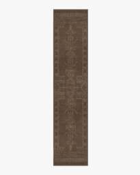 Amira Brown Flatwoven Rug by Martyn Lawrence Bullard - 75x365 - Machine Washable Area Rug - Kid & Pet Friendly - Indoor Rugs - Ruggable