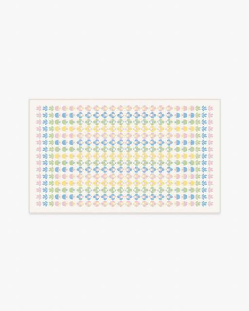 Ditzy Daisy Multicolour Rug Yellow - 90x150 - Machine Washable Area Rug - Kid & Pet Friendly - Indoor Rugs - Ruggable - image 1