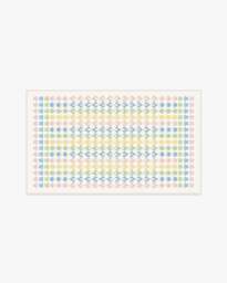 Ditzy Daisy Multicolour Rug Yellow - 90x150 - Machine Washable Area Rug - Kid & Pet Friendly - Indoor Rugs - Ruggable - thumbnail 1