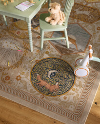 Woodland Wanderer Natural Flatwoven Rug - 90x150 - Machine Washable Area Rug - Kid & Pet Friendly - Indoor Rugs - Ruggable - thumbnail 2
