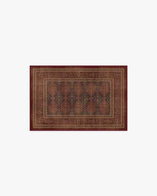 Vesper Amber Red Rug - 60x90 - Machine Washable Area Rug - Kid & Pet Friendly - Indoor Rugs - Ruggable - image 1