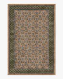 Sundara Taupe & Sage Rug - 275x365 - Machine Washable Area Rug - Kid & Pet Friendly - Indoor Rugs - Ruggable - thumbnail 1