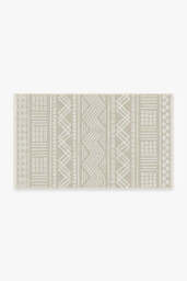 Outdoor Loma Natural Rug - 90x150 - Machine Washable Area Rug - Kid & Pet Friendly - Outdoor Rugs - Ruggable
