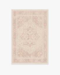 Kamran Soft Pink Rug - 120x185 - Machine Washable Area Rug - Kid & Pet Friendly - Indoor Rugs - Ruggable - thumbnail 1