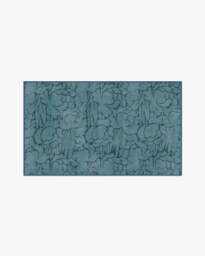 Corrine Blue Flatwoven Rug - 60x90 - Machine Washable Area Rug - Kid & Pet Friendly - Indoor Rugs - Ruggable - thumbnail 2