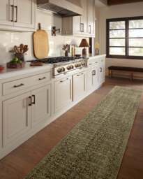 Sierra Wheat Rug Green - 275x365 - Machine Washable Area Rug - Kid & Pet Friendly - Indoor Rugs - Ruggable - thumbnail 2
