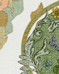 Little Explorer Gold & Green Rug - 90x150 - Machine Washable Area Rug - Kid & Pet Friendly - Indoor Rugs - Ruggable - thumbnail 2