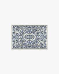 Delphina Delft Blue Rug - 60x90 - Machine Washable Area Rug - Kid & Pet Friendly - Indoor Rugs - Ruggable - thumbnail 1