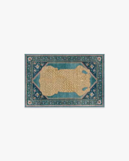 Tigris Blue Rug by Anthropologie - 60x90 - Machine Washable Area Rug - Kid & Pet Friendly - Indoor Rugs - Ruggable - image 1
