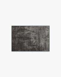 Impasto Greyscale Rug - 60x90 - Machine Washable Area Rug - Kid & Pet Friendly - Indoor Rugs - Ruggable - thumbnail 1