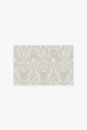 Mickey Damask Light Grey Tufted Rug - 60x90 - Machine Washable Area Rug - Kid & Pet Friendly - Indoor Rugs - Ruggable - thumbnail 1