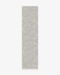 Labyrinth Black & Ivory Rug by Jonathan Adler - 60x90 - Machine Washable Area Rug - Kid & Pet Friendly - Indoor Rugs - Ruggable - thumbnail 2
