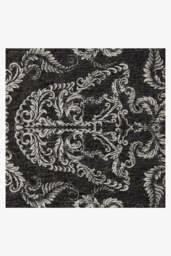 Dark Side Damask Charcoal Rug - 60x90 - Machine Washable Area Rug - Kid & Pet Friendly - Indoor Rugs - Ruggable - thumbnail 4