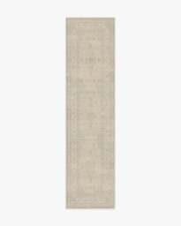 Rowan Soft Grey & Ivory Rug - 60x90 - Machine Washable Area Rug - Kid & Pet Friendly - Indoor Rugs - Ruggable - thumbnail 2