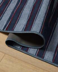 Marin Navy Flatwoven Rug - 60x90 - Machine Washable Area Rug - Kid & Pet Friendly - Indoor Rugs - Ruggable - thumbnail 2