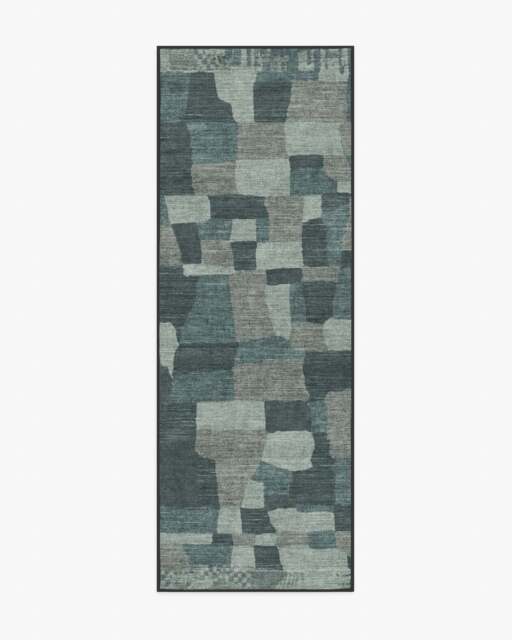 Boulder Charcoal Rug by The Local Project - 75x215 - Machine Washable Area Rug - Kid & Pet Friendly - Indoor Rugs - Ruggable - image 1