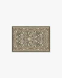 Strawberry Thief Stone Gold Rug by Morris & Co. - 60x90 - Machine Washable Area Rug - Kid & Pet Friendly - Indoor Rugs - Ruggable - thumbnail 1