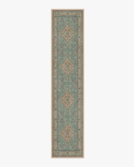 Tallulah Natural Jade Rug - 75x365 - Machine Washable Area Rug - Kid & Pet Friendly - Indoor Rugs - Ruggable