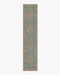 Tallulah Natural Jade Rug - 75x365 - Machine Washable Area Rug - Kid & Pet Friendly - Indoor Rugs - Ruggable - thumbnail 1