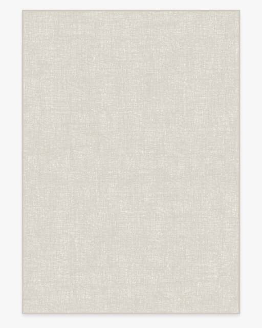 Crosshatch Beige Ivory Flatwoven Rug - 305x425 - Machine Washable Area Rug - Kid & Pet Friendly - Indoor Rugs - Ruggable - image 1