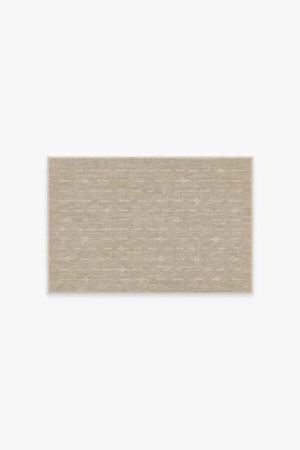 Alina Light Stone Flatwoven Rug Beige - 60x90 - Machine Washable Area Rug - Kid & Pet Friendly - Indoor Rugs - Ruggable - image 1
