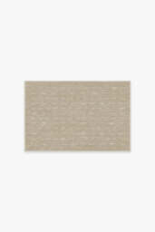Alina Light Stone Flatwoven Rug Beige - 60x90 - Machine Washable Area Rug - Kid & Pet Friendly - Indoor Rugs - Ruggable - thumbnail 1