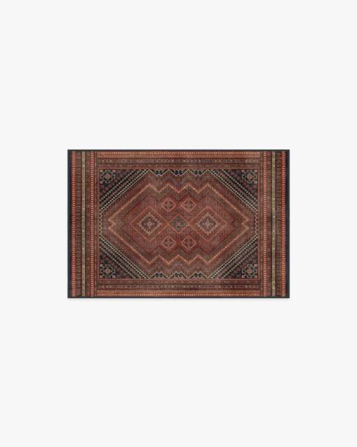 Kaden Amber Red Rug - 60x90 - Machine Washable Area Rug - Kid & Pet Friendly - Indoor Rugs - Ruggable - image 1