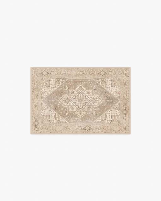 Santiago Grey & Hazel Flatwoven Rug - 60x90 - Machine Washable Area Rug - Kid & Pet Friendly - Indoor Rugs - Ruggable - image 1