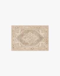 Santiago Grey & Hazel Flatwoven Rug - 60x90 - Machine Washable Area Rug - Kid & Pet Friendly - Indoor Rugs - Ruggable - thumbnail 1