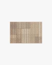 Eira Beige Flatwoven Rug - 60x90 - Machine Washable Area Rug - Kid & Pet Friendly - Indoor Rugs - Ruggable - thumbnail 1