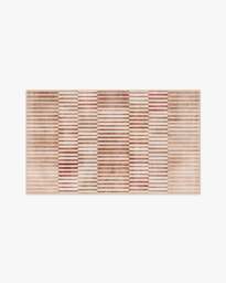 Shadow Stripe Terracotta Rug - 60x90 - Machine Washable Area Rug - Kid & Pet Friendly - Indoor Rugs - Ruggable - thumbnail 2