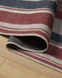 Naia Red Flatwoven Rug - 60x90 - Machine Washable Area Rug - Kid & Pet Friendly - Indoor Rugs - Ruggable - thumbnail 2