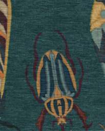 Flutterby Flatwoven Rug by Iris Apfel Blue - 60x90 - Machine Washable Area Rug - Kid & Pet Friendly - Indoor Rugs - Ruggable - thumbnail 4
