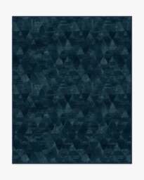 Kavi Mosaic Navy Rug - 245x305 - Machine Washable Area Rug - Kid & Pet Friendly - Indoor Rugs - Ruggable - thumbnail 1