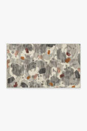 Leona Warm Grey Tufted Rug - 90x150 - Machine Washable Area Rug - Kid & Pet Friendly - Indoor Rugs - Ruggable - thumbnail 1