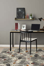 Leona Warm Grey Tufted Rug - 90x150 - Machine Washable Area Rug - Kid & Pet Friendly - Indoor Rugs - Ruggable - thumbnail 2