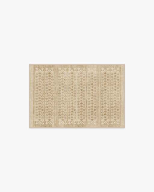Lucia Natural Rug by goop - 60x90 - Machine Washable Area Rug - Kid & Pet Friendly - Indoor Rugs - Ruggable - image 1