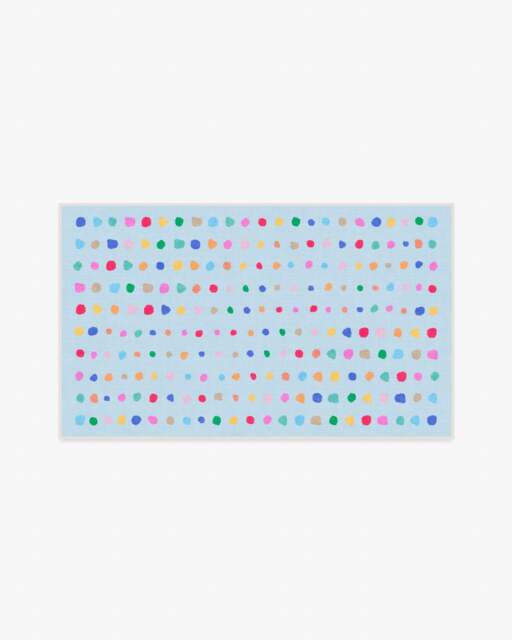 Jelly Dot Blue Rug - 90x150 - Machine Washable Area Rug - Kid & Pet Friendly - Indoor Rugs - Ruggable - image 1