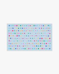 Jelly Dot Blue Rug - 90x150 - Machine Washable Area Rug - Kid & Pet Friendly - Indoor Rugs - Ruggable - thumbnail 1