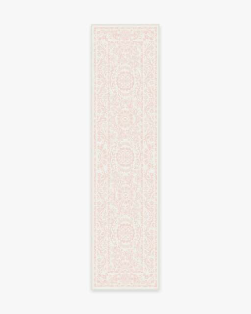 Delphina Powder Pink Rug - 75x305 - Machine Washable Area Rug - Kid & Pet Friendly - Indoor Rugs - Ruggable