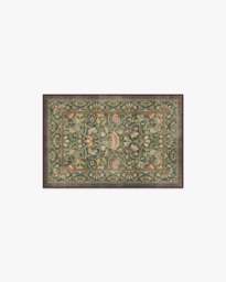 Lodden Soft Evergreen & Gold Flatwoven Rug by Morris & Co. - 60x90 - Machine Washable Area Rug - Kid & Pet Friendly - Indoor Rugs - Ruggable - thumbnail 1