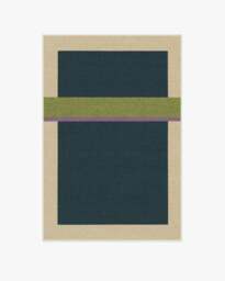 Breakout Teal & Chartreuse Rug by Architectural Digest - 60x90 - Machine Washable Area Rug - Kid & Pet Friendly - Indoor Rugs - Ruggable - thumbnail 2